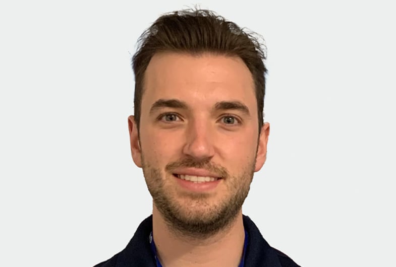 Headshot of Luke H., Operations team member at Messer, featured on the 'Life at Messer' page